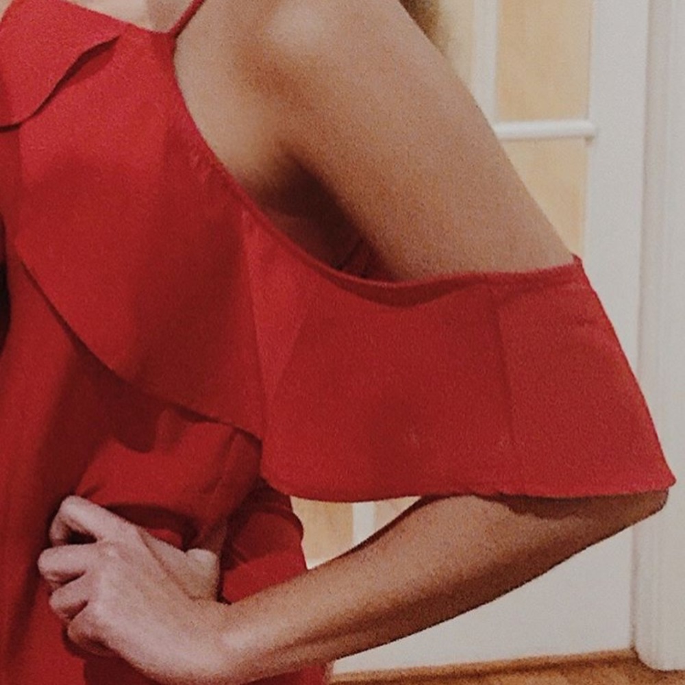 Red dress
